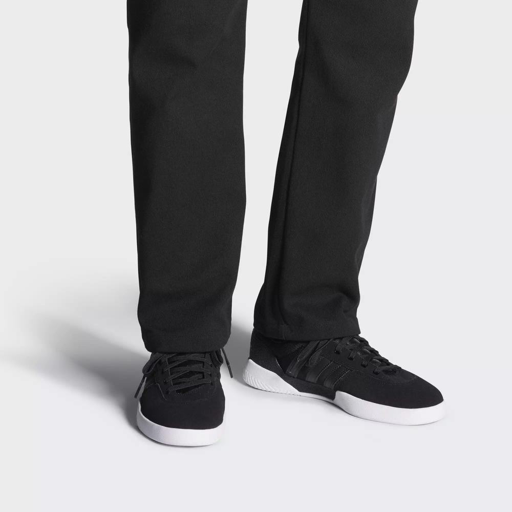 Adidas City Cup Tenis Para Skate Negros Para Hombre (MX-98962)
